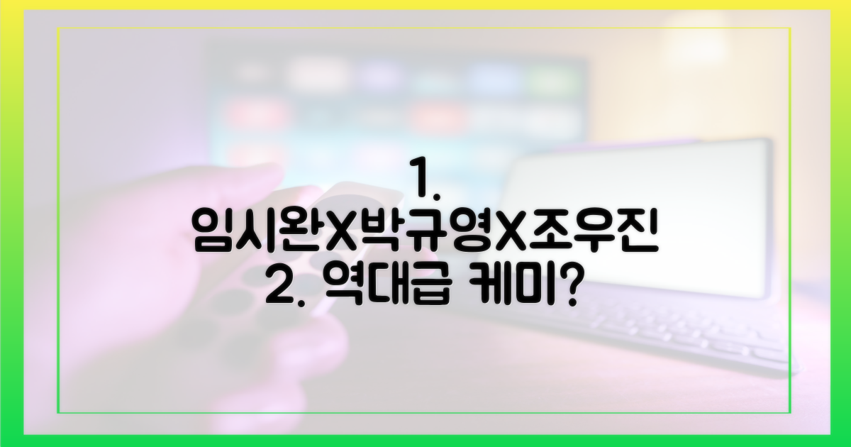 임시완·박규영·조우진 케미, 얼마나 좋을까?