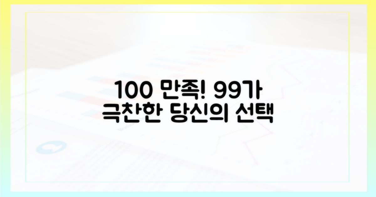 99% 사용자 만족