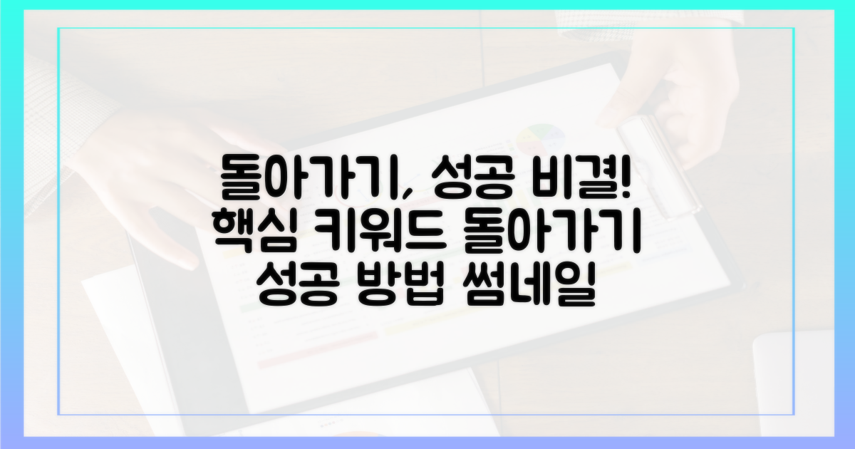 돌아가기, 성공하는 방법