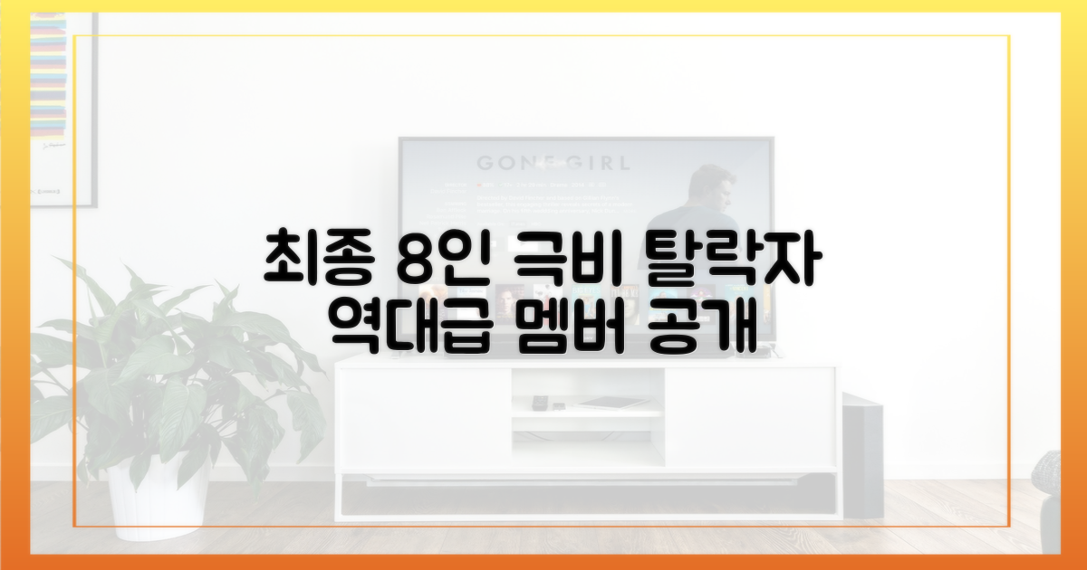 최종 8인 멤버 공개