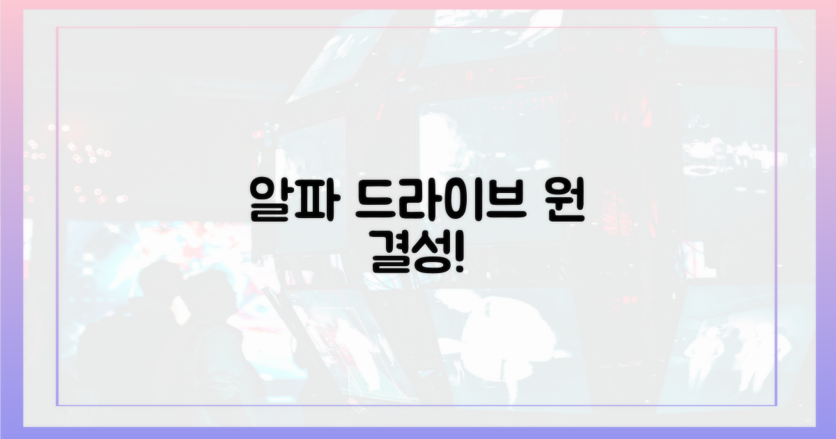 알파 드라이브 원 결성