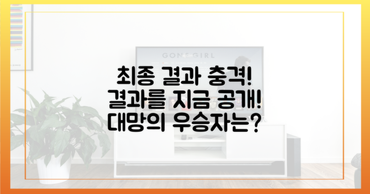 충격의 최종 대회, 결과는?