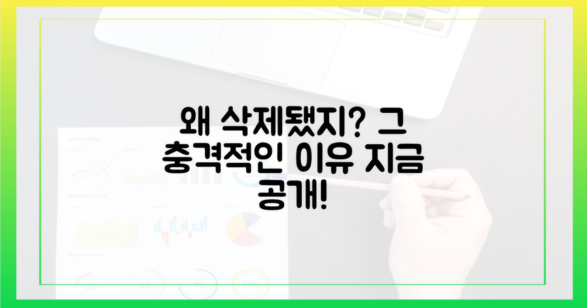 왜 삭제되었나?
