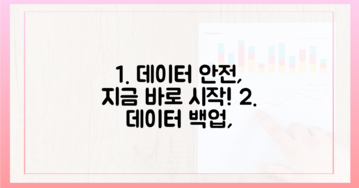 데이터 완벽 백업부터 시작하세요