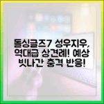 돌싱글즈7 성우♥지우, 놀라운 상견례! 반응에 성우 눈물