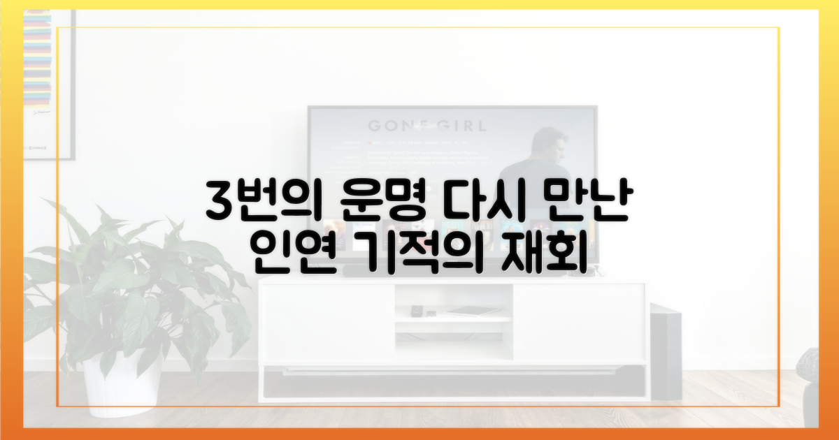 3번의 운명적 만남