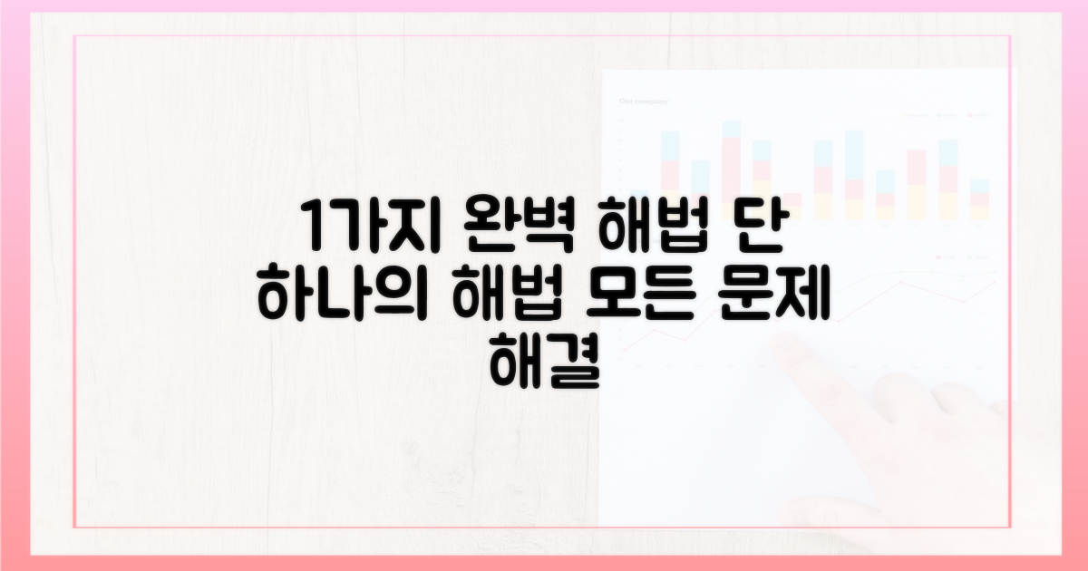 1가지 완벽 해법