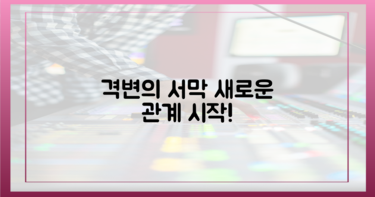 격변의 서막, 새로운 관계의 시작