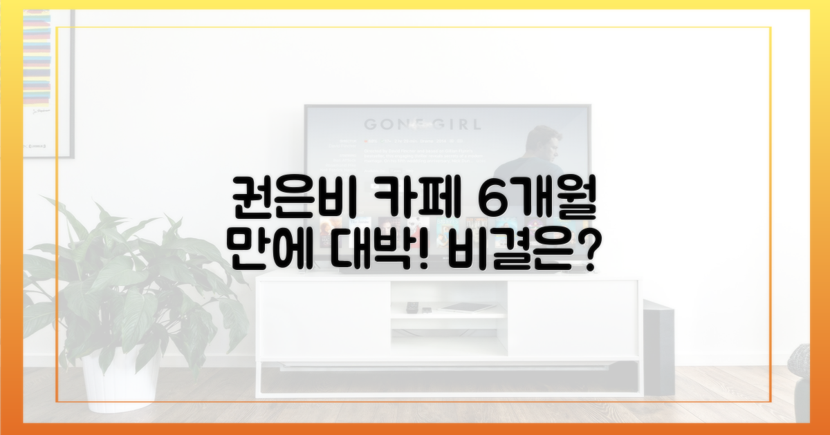 권은비 카페, 6개월 만에 '대박' 비결은?