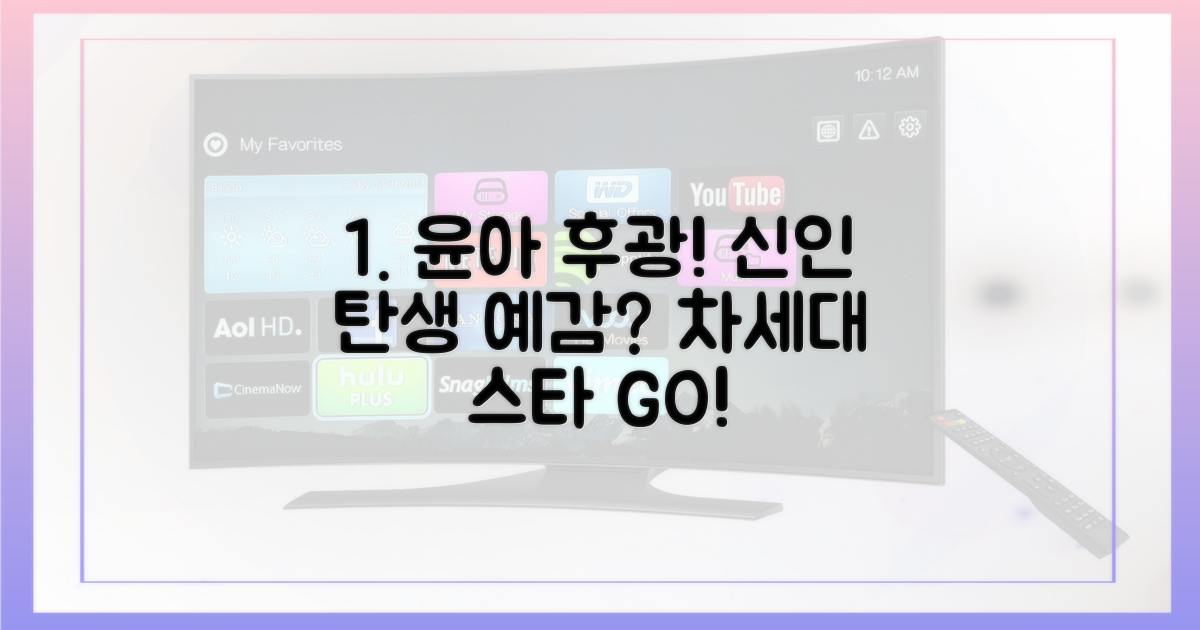 윤아 뒤 잇는 흥행 성공 가능성은?