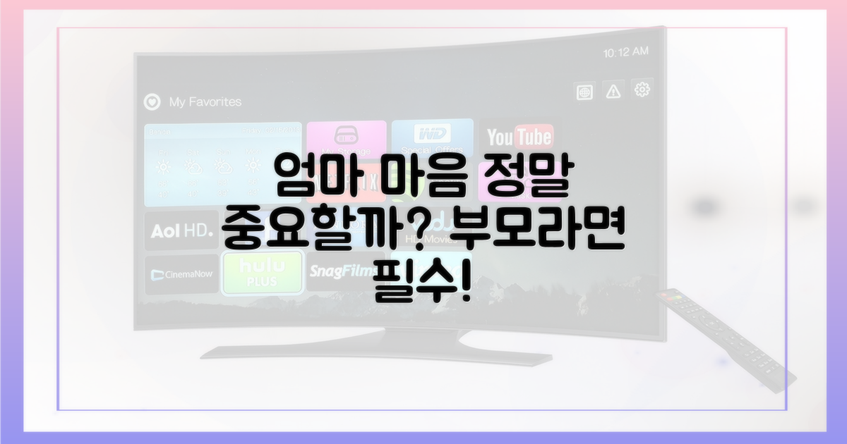 엄마 마음, 정말 중요할까?
