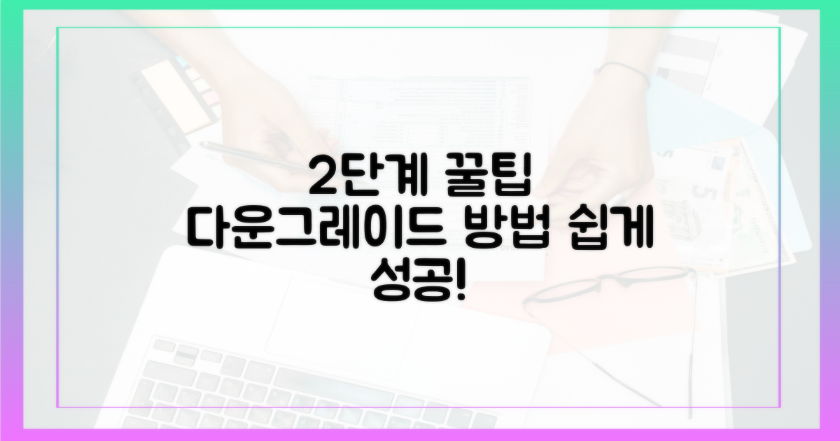 2단계 다운그레이드 방법