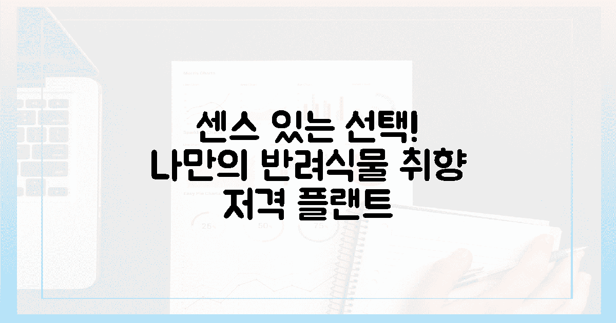 반려식물, 고르는 당신의 센스