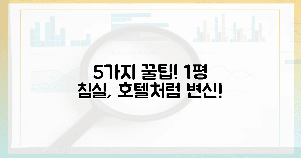 5가지 꿀팁! 1평 침실이 호텔 감성