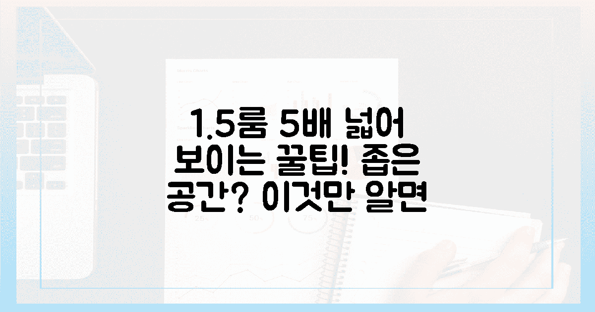 1.5룸, '이것'만 알면 5배 더 넓어 보여요!