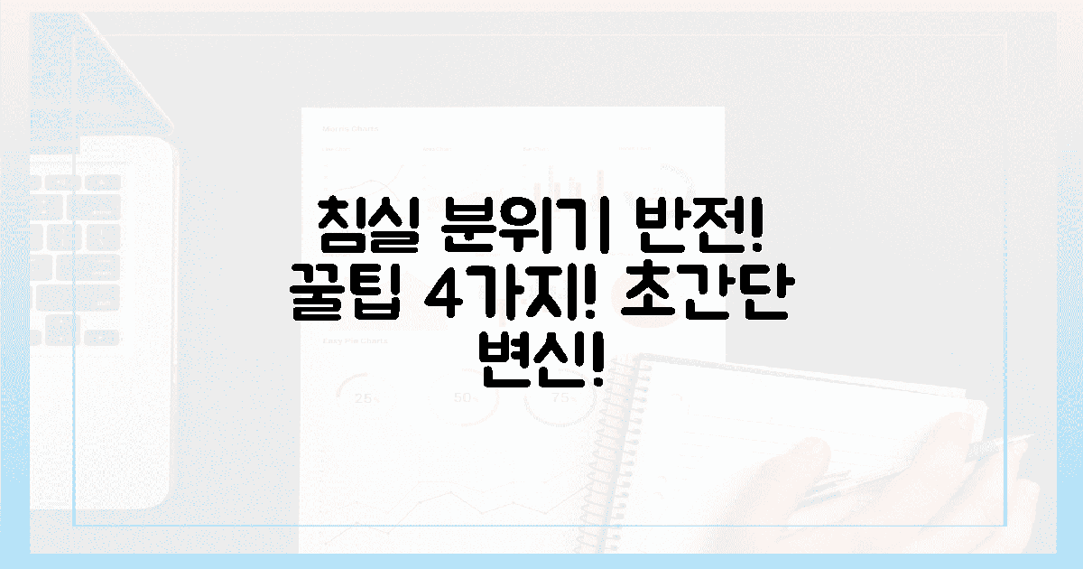 4가지 꿀팁으로 침실 분위기 반전 만들기!