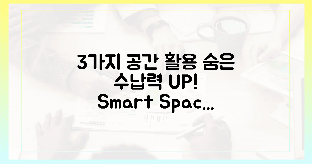 3가지 공간 활용, 숨은 수납력 UP!