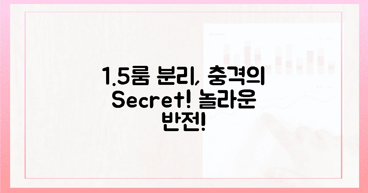 1.5룸 분리, 그 놀라운 비밀은?