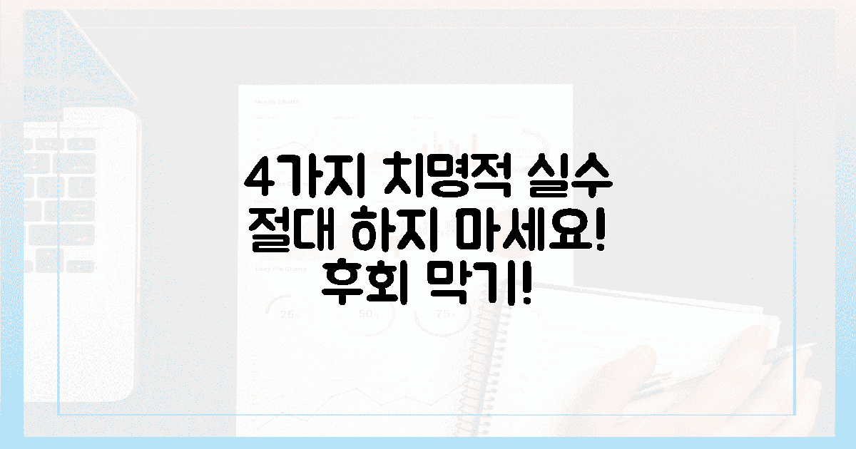 4가지 실수, 당신은 절대 하지 마!