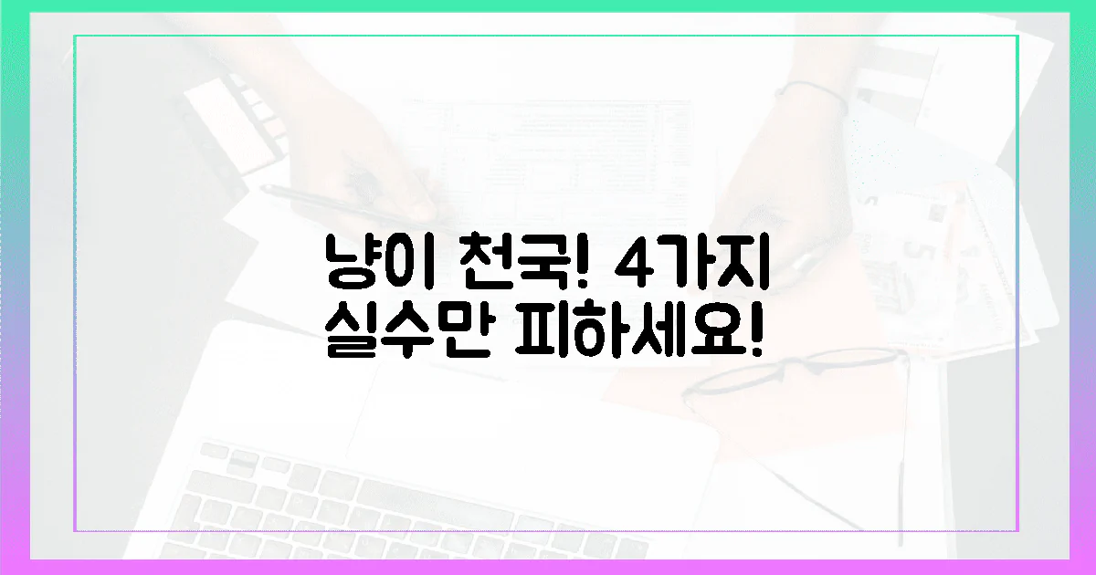 4가지 실수만 피해도 냥이 천국!