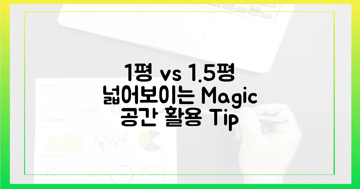 1평 vs 1.5평: 넓어 보이는 마법