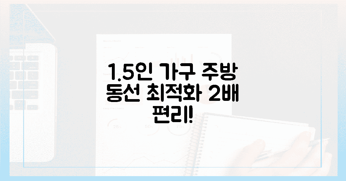 2배 더 편리한 주방! 1.5인 가구의 동선 최적화 놀라운 변화