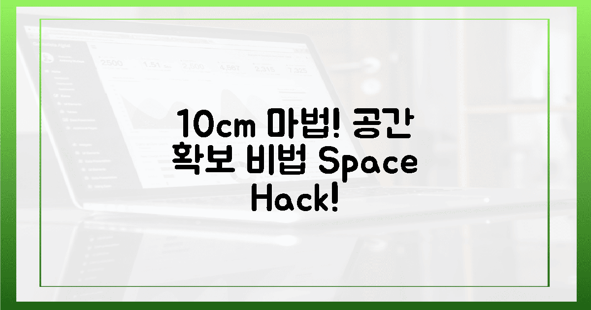 10cm의 기적! 공간 확보 비법 공개