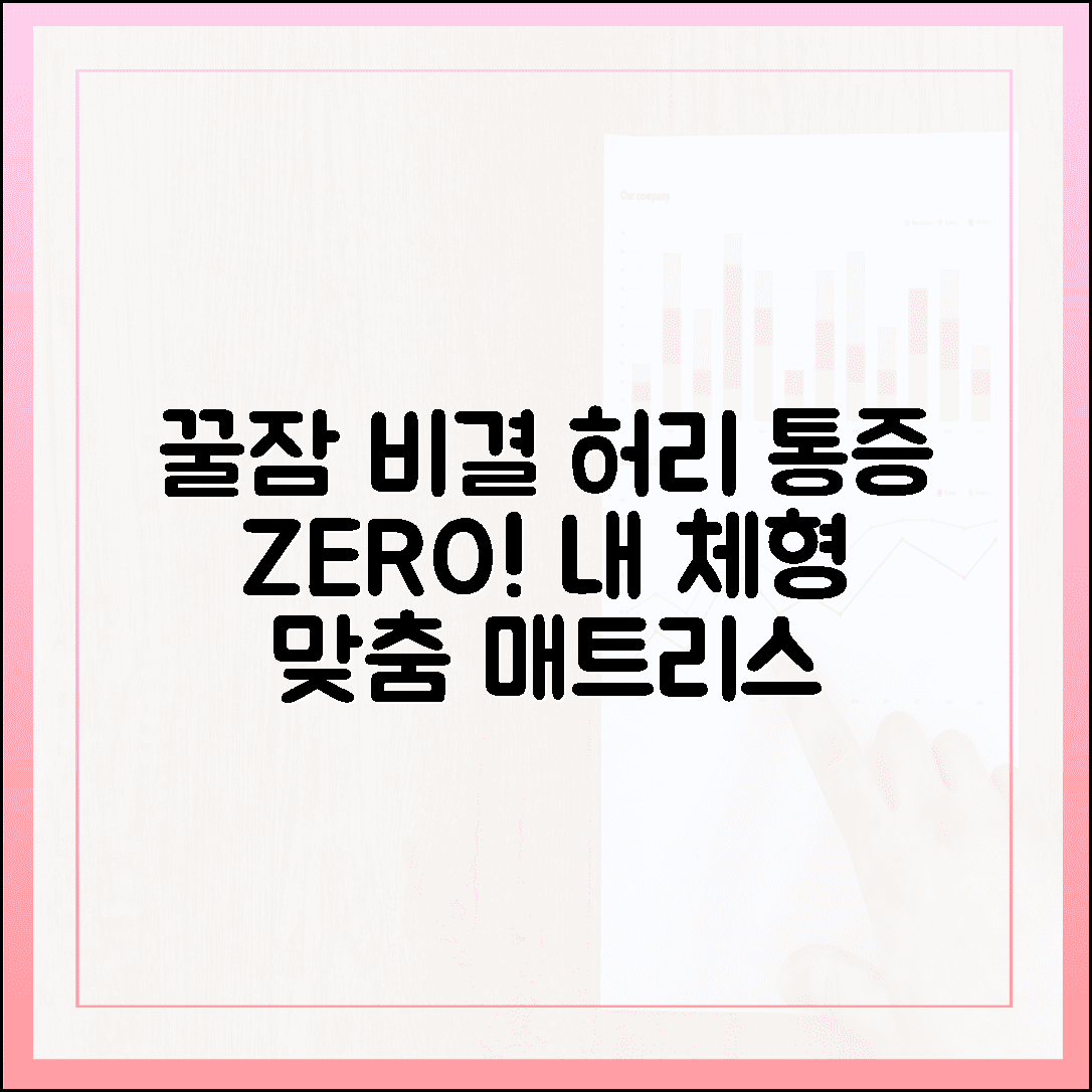 허리 통증 없이 아침이 개운한 꿀잠 비결, 내 체형에 딱 맞는 슈퍼싱글 매트리스 경도 선택 가이드