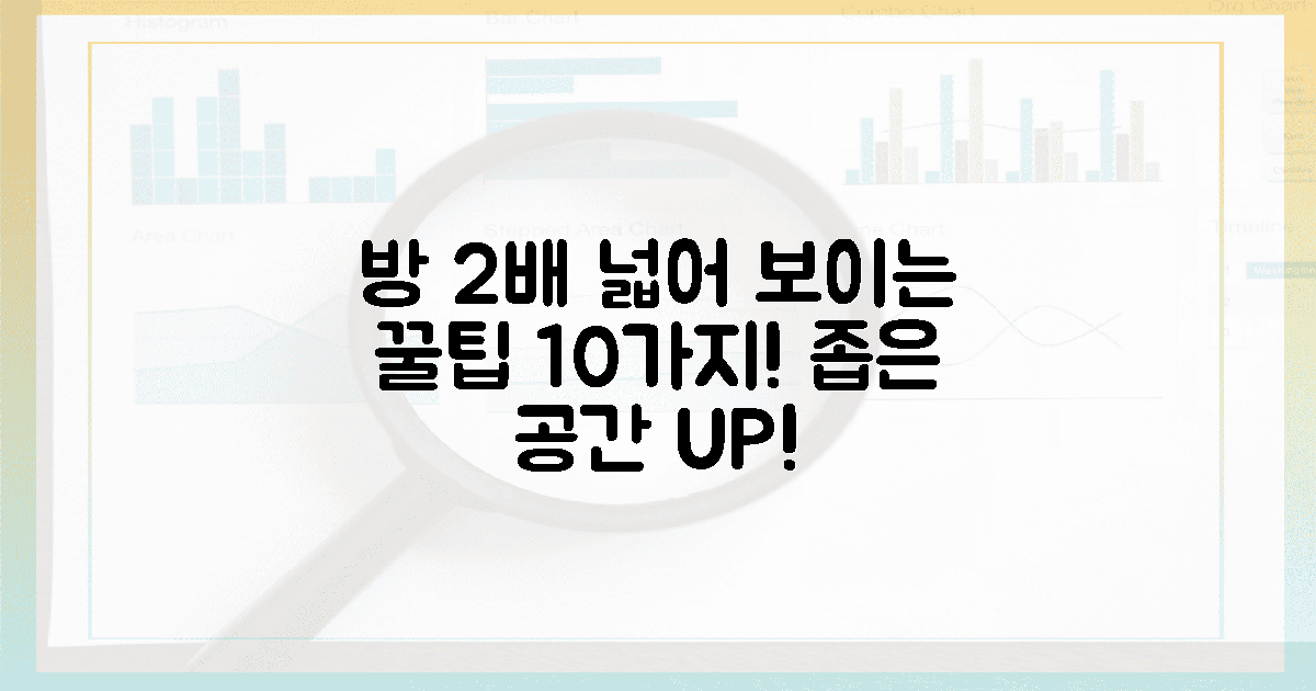 10가지 꿀팁, 방이 2배 넓어 보여요!