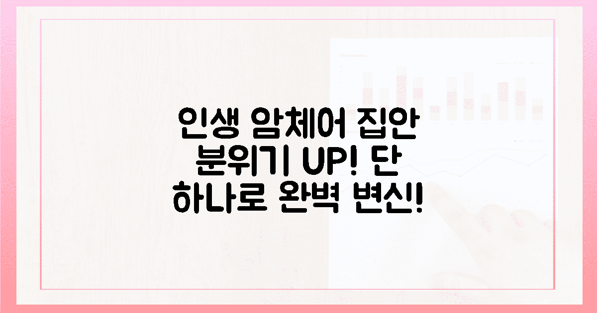 단 1개로 인생템! 우리 집 바꿀 암체어는?