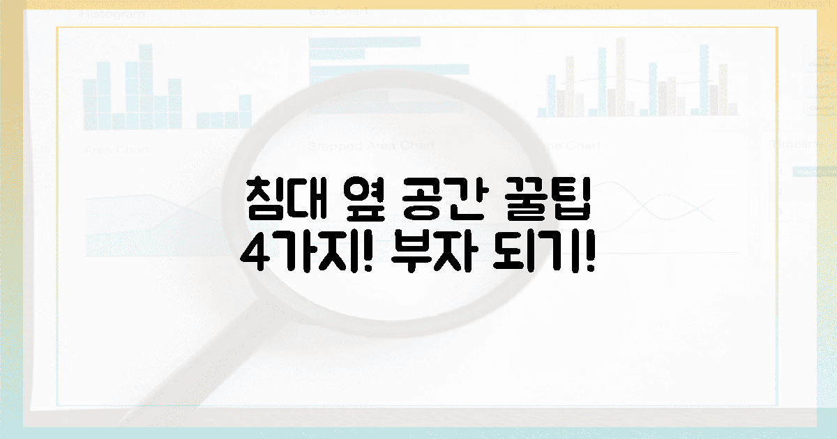 4가지 꿀팁, 침대 옆 공간 부자 되기!