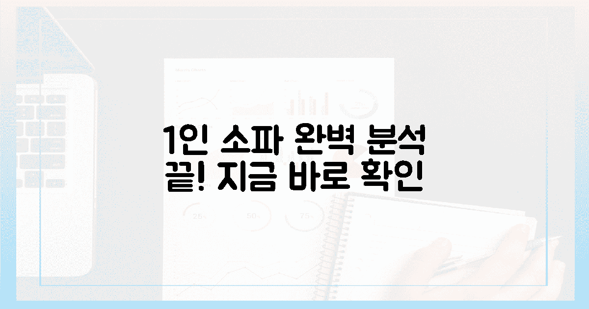 지금, 1인 소파 완벽 분석 끝!