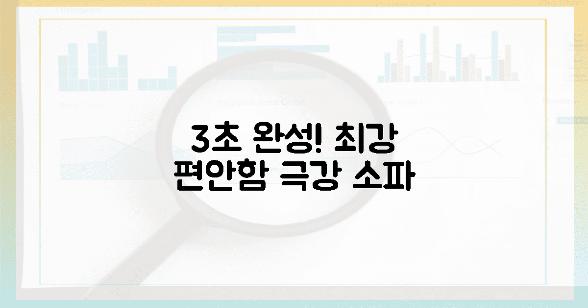 3초 만에 완성! 편안함 끝판왕 소파