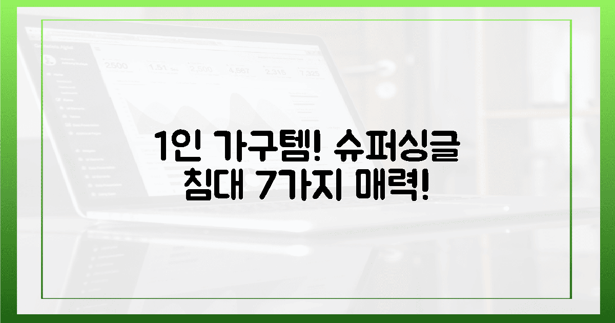 1인 가구 인생템! 조립식 슈퍼싱글, 7가지 매력에 빠지다