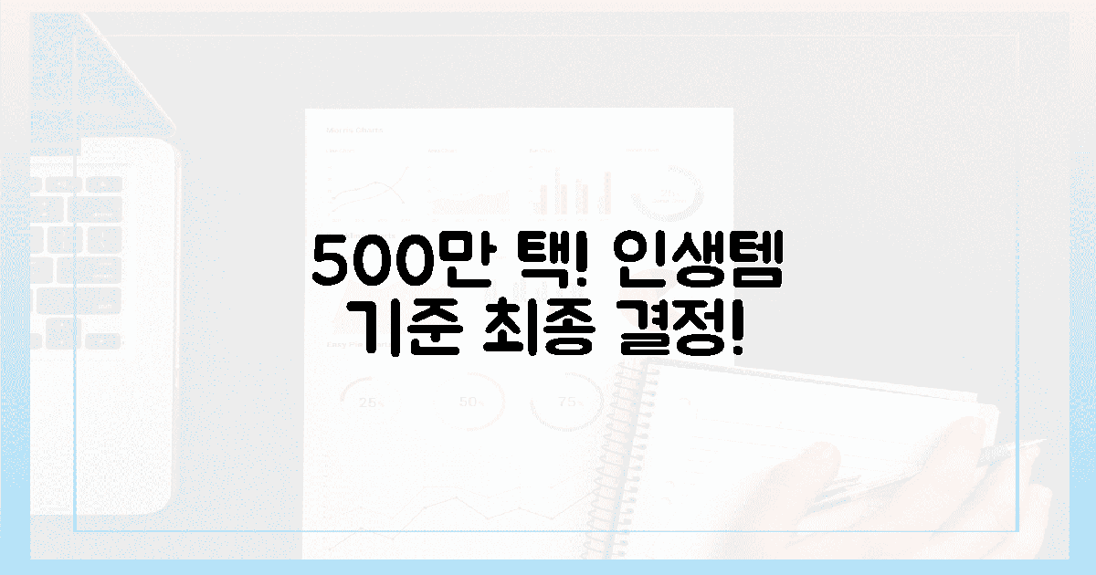 500만 명 선택, 인생템 기준
