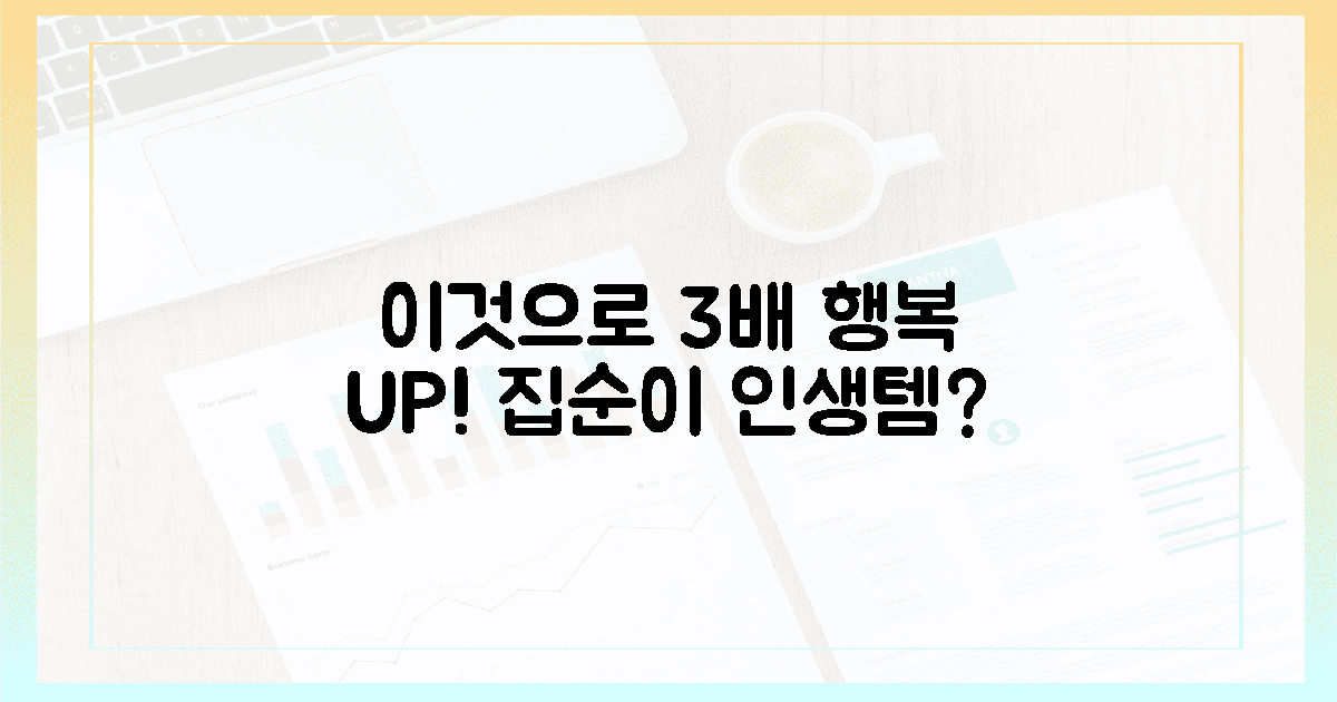 이것"으로 3배 행복, 집순이 인생템?