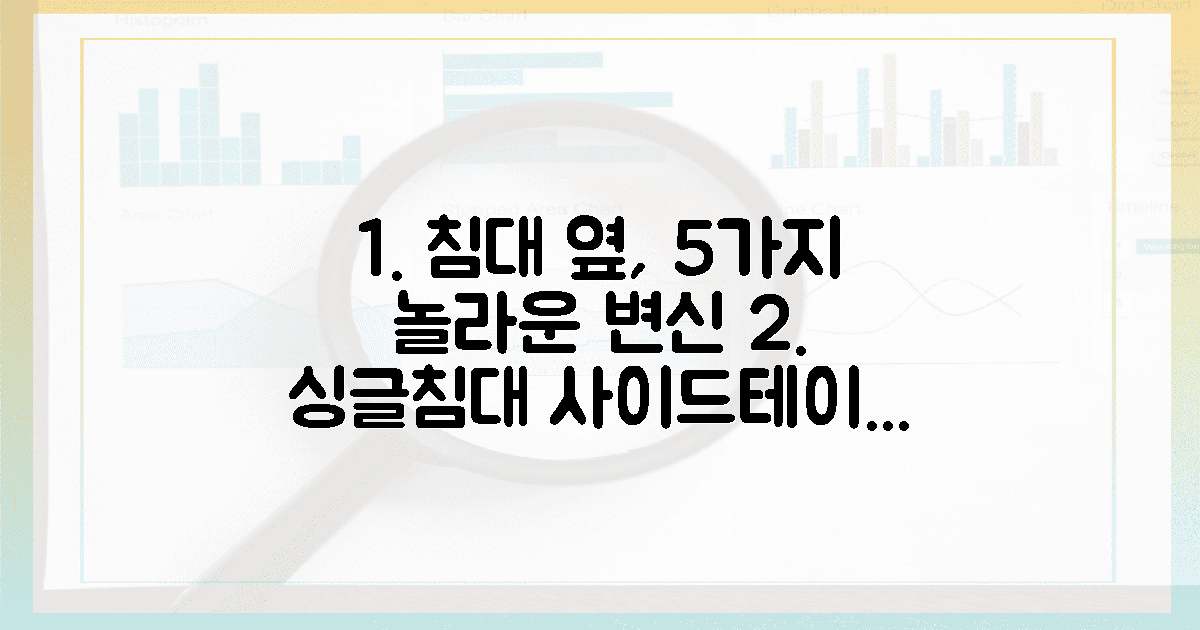 5가지 감동, 싱글침대 사이드 테이블의 변신