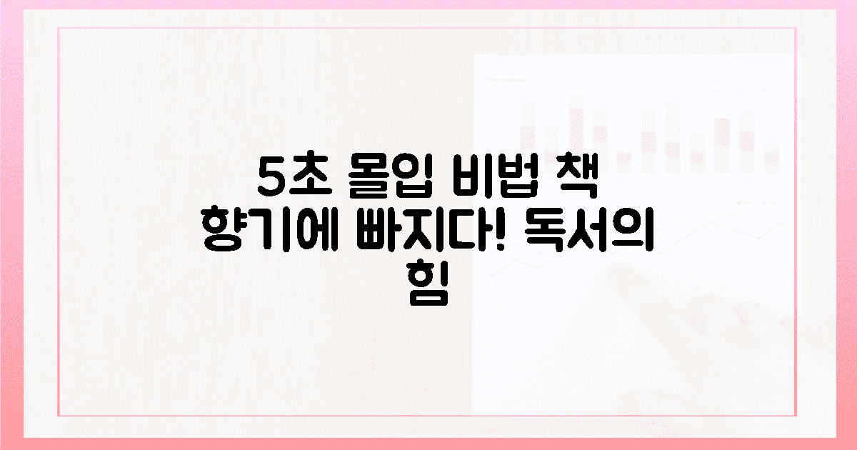 책 향기, 5초 만에 몰입하는 비법