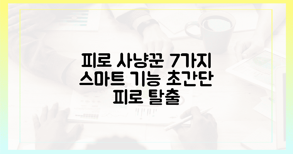 피로 사냥꾼, 7가지 스마트 기능