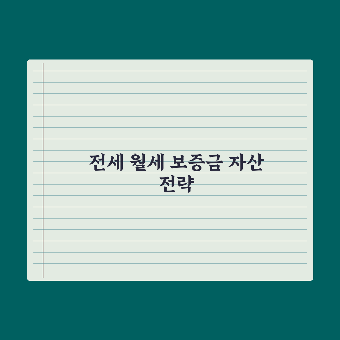 전세보증금 vs 월세 보증금 - 차이 정리 완벽가이드, 전문가 5대 핵심
