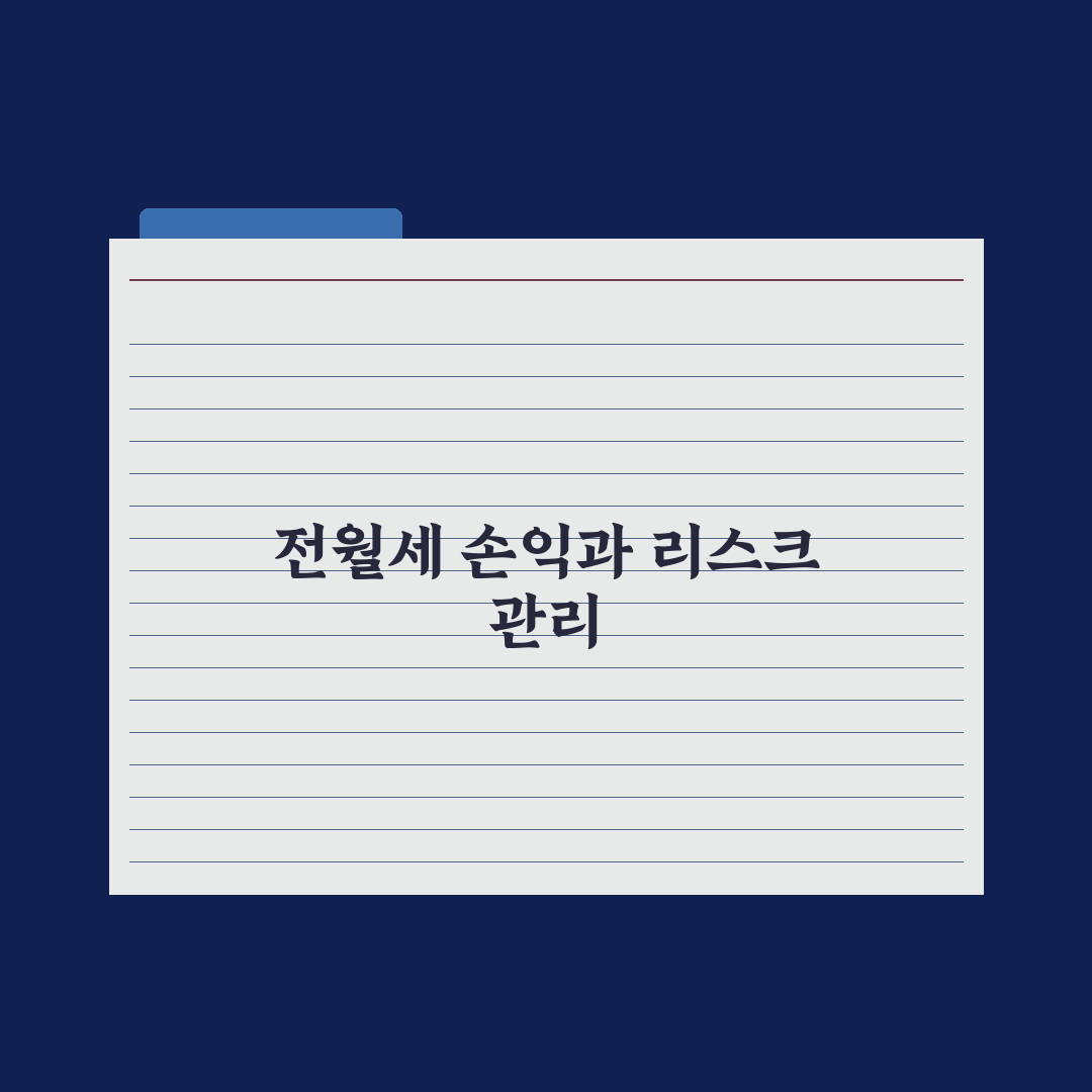 전세 vs 월세 비교 - 손익 계산하는 법 심층분석: 전문가의 5가지 기준
