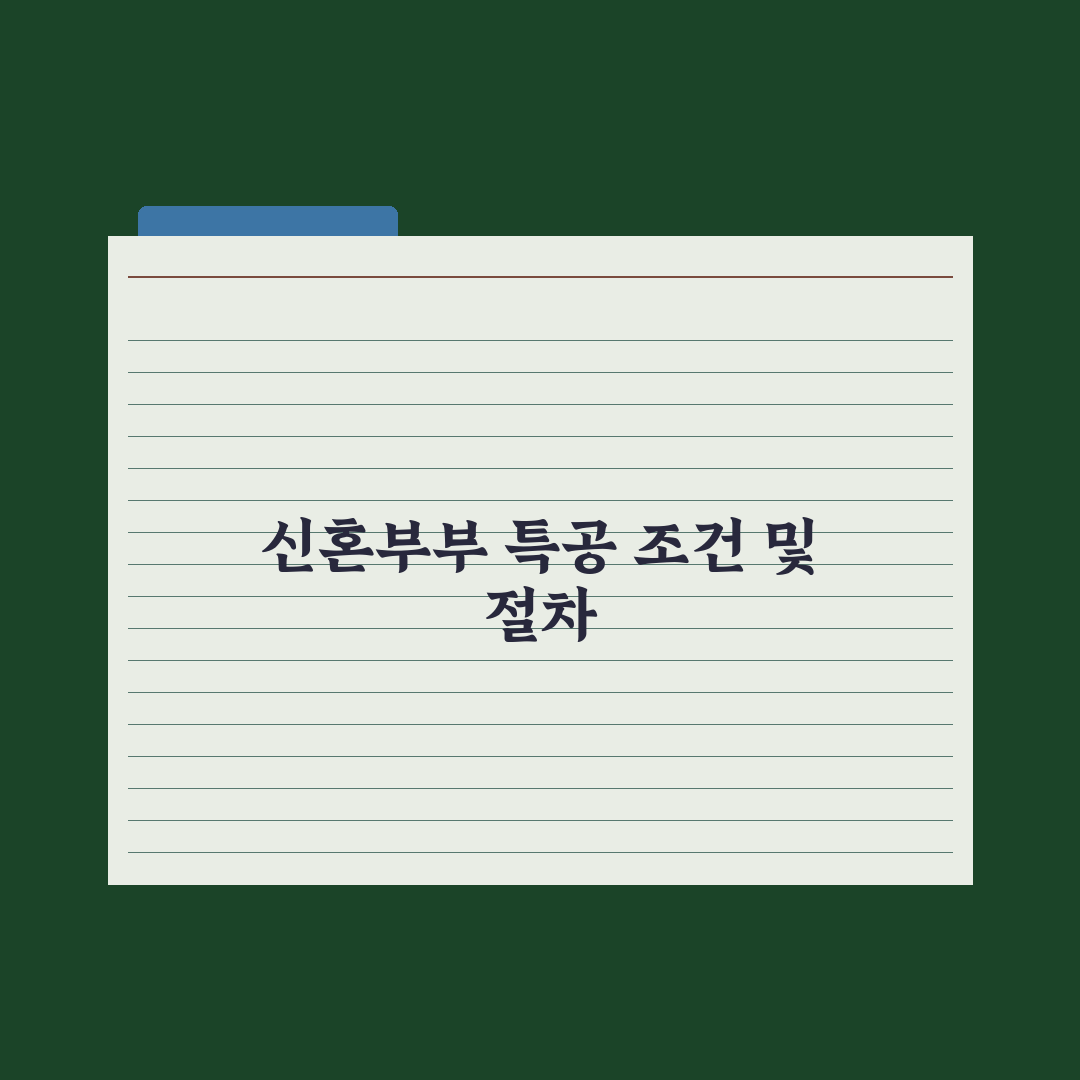 신혼부부 특별공급 조건과 신청 절차 총정리: 전문가가 분석한 5가지 핵심